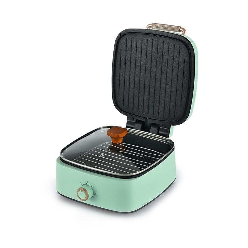 翰乐悬浮式电烤铛 SKB-340B 25CM（套） 绿色